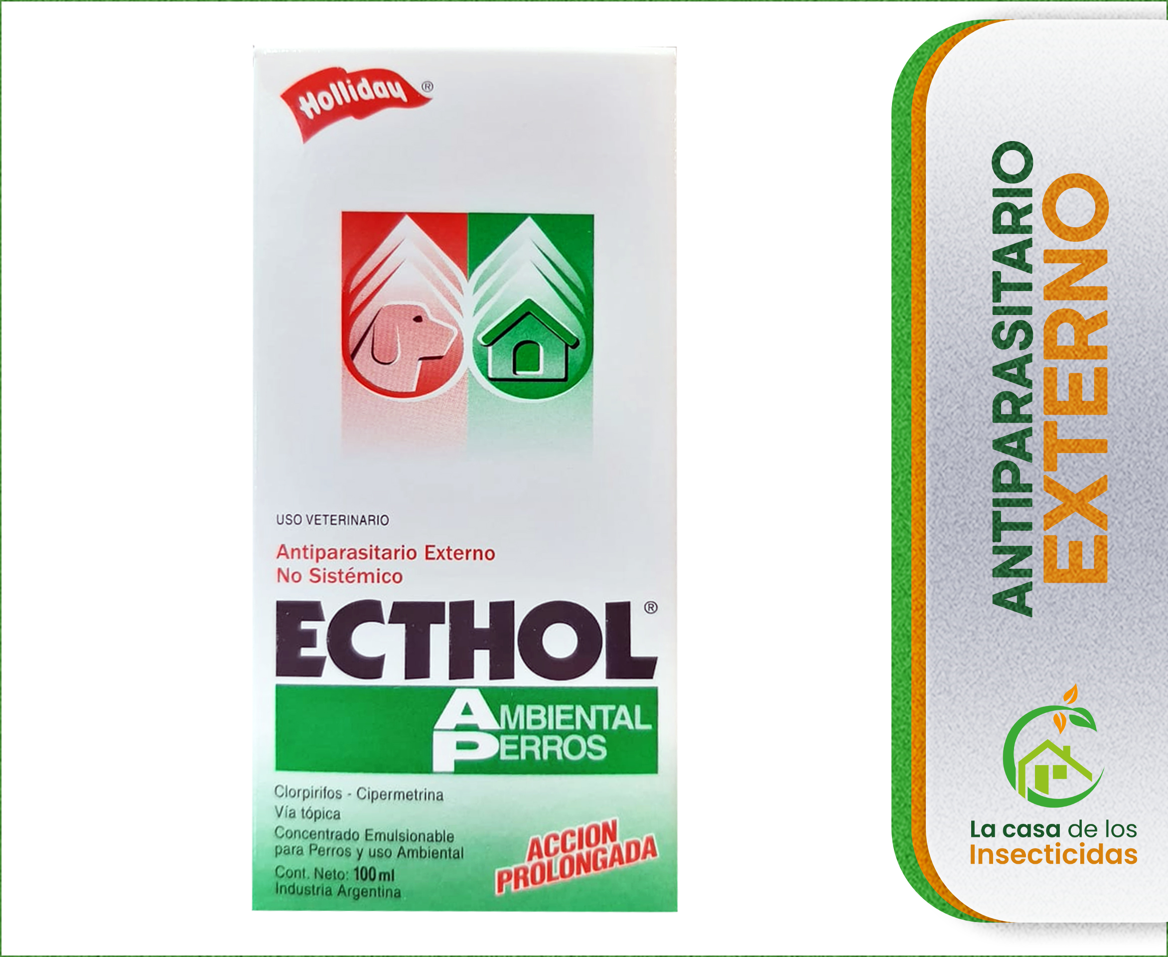 Ecthol Ambiental Perros x 100 cc.